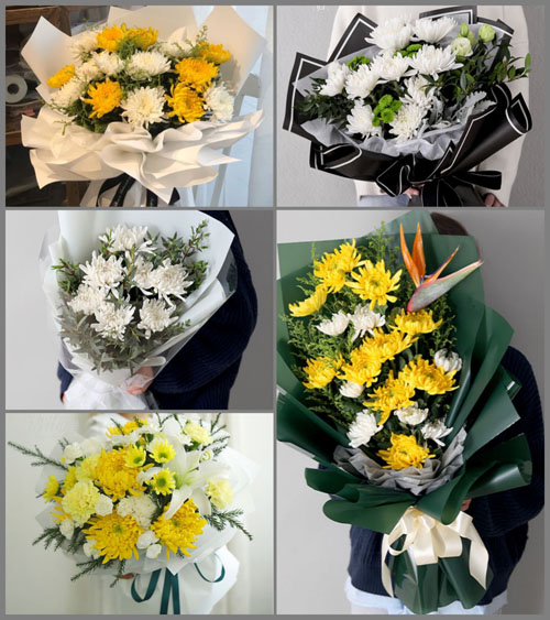 山西晋中介休市连福镇船窟村白事花束代送